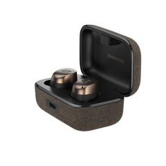 Sennheiser MOMENTUM True Wireless 4 - Smart Earbuds met Bluetooth 5.4, kristalhelder geluid, comfortabel ontwerp, accuduur van 30 uur en adaptieve ANC - zwart koper