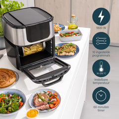 Princess 182075 Airfryer Oven Deluxe -Inhoud 11 Liter - Zwart