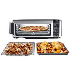 Ninja Foodi 9-in-1 Digitale Air Fry Oven Air Fry, Air Roast, Air Broil, Bakken, Bagel, Toast, Droog, Warm houden en Opwarmen - Roestvrij staal