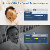 Vtech VM919 HD babymonitor – video-babyfoon met groothoekcamera – 360° panoramazicht, HD-video, helder geluid, 7 inch lcd-kleurenscherm met nachtzichtfunctie, intercomfunctie, liedjes enz.