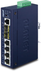 Planet IGS-5225-4T2S Industriële Managed Gigabit Switch - 4x RJ45 & 2x SFP