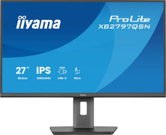 iiyama ProLite XB2797QSN-B1 - 27 Inch QHD IPS Monitor met USB-C Dock