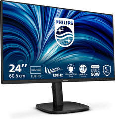 Philips 24B2U3301 - 24 inch Full HD IPS USB-C Docking Monitor (120Hz)