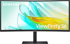 Samsung ViewFinity S65UC 34 inch Ultrawide Curved Monitor - QHD, 100Hz, USB-C 90W