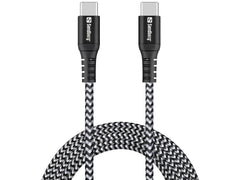 Sandberg Survivor USB-C naar USB-C Kabel - 2 Meter - 100W PD