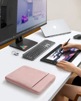 tomtoc 360° Laptop Sleeve Laptophoes voor 15-inch nieuwe MacBook Air M3/A3114 M2/A2941 2024-2023, 15-inch Microsoft Surface Laptop 6/5/4/3, Dell XPS 15 Plus 2022-2020, 15-inch MacBook Pro A1990 A1707