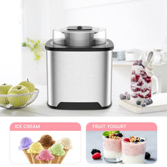 IJsmachine 2L - Zachte IJsproductie met Transparant Deksel en Recepten