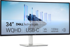 Dell S3425DW - 34 inch Curved Ultrawide WQHD USB-C Monitor (120Hz)