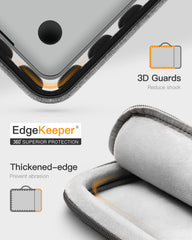 Inateck 13-13,3 inch Laptop Sleeve Case compatibel met 13 Inch MacBook Air/Pro 2020M1-2012,14 Inch MacBook Pro M1 2021, Surface Pro X/8/7/6/5/4/13.5Surface Laptop4/3/13.5Surface Book,Thinkpad