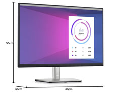 Dell P2423 24" WUXGA (1920x1200) 16:10 Monitor, 60Hz, IPS, 5ms, 99% sRGB, DisplayPort, HDMI, DVI, VGA, 5x USB, 3 Jaar Garantie, Zwart
