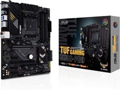 ASUS TUF Gaming B550-PRO moederbord Gaming ATX, AMD B550, Socket AM4, DDR4, PCI 4.0, LAN Realtek 2.5 GB, 2 x M.2, 6 x SATA 6 GB/s, USB 3.2 Gen 2, Aura Sync RGB, zwart