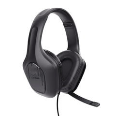 Trust Gaming GXT 415 Zirox Lichtgewicht Gaming Headset met 50mm-drivers voor PC, Xbox, PS4, PS5, Switch, Mobile, 3.5 mm Jack, 2m Kabel, Opklapbare Microfoon, Over-Ear Bedrade Koptelefoon - Zwart