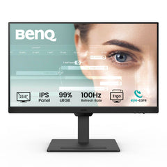BenQ GW2490T 23,8" IPS 1080p Home Office Monitor,100 Hz, ergonomisch design, 99% sRGB,VESA MediaSync, HDMI, DP, B.I., Flicker Free, Low Blue Light, ePaper, Coding-modus, TÜV Rheinland Certified