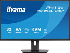 iiyama ProLite XB3294UHSCP-B1 - 32 inch 4K UHD Monitor met USB-C & KVM