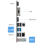 MSI PRO H610M-G DDR4-moederbord, micro-ATX - ondersteunt Intel 12e generatie Core-processors, LGA 1700 - 2x DIMM's (3200 MHz), 1x PCIe 4,0x6-sleuf, 1xM.2 Gen3, USB 3.2 Gen1, 1G LAN, HDMI 2.1 en DP 1.4 en VGA, zwart