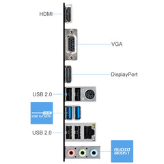 MSI PRO H610M-G DDR4-moederbord, micro-ATX - ondersteunt Intel 12e generatie Core-processors, LGA 1700 - 2x DIMM's (3200 MHz), 1x PCIe 4,0x6-sleuf, 1xM.2 Gen3, USB 3.2 Gen1, 1G LAN, HDMI 2.1 en DP 1.4 en VGA, zwart