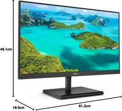 Philips E Line 275E1S/00 LED display 68,6 cm (27") 2560 x 1440 Pixels Quad HD Zwart