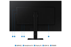 Samsung ViewFinity S70D Monitor 4K 27 inch UHD 3840 x 2160 60Hz HDR10 Ondersteuning Easy Setup Ondersteuning Eye Saver Mode LS27D700EAUXEN