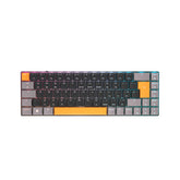 CHERRY MX-LP 2.1 Compact Wireless, compact draadloos gamingtoetsenbord met 68 toetsen, Britse lay-out (QWERTY), RGB-achtergrondverlichting, MX Low Profile Speed mechanische schakelaars, zwart