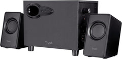 Trust Avora 2.1 Subwoofer Luidsprekerset PC Speakers met USB-Voeding, Zwart