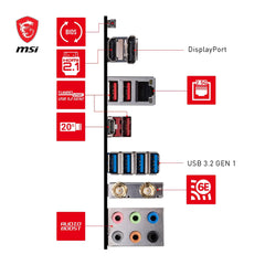 Gaming Moederbord MSI B650 GAMING PLUS WIFI - Perfecte Prestaties voor Spellen