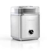 Cuisinart ICE30BCE Ice Cream Deluxe, 2 x 1 liter ijsmachine met koelelement, zilverkleurig