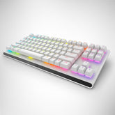 Alienware AW420K Gaming Toetsenbord zonder Numeriek Gedeelte, Compact Ontwerp, CHERRY MX Red Switches, USB, Anti-Ghosting, N-Key Rollover, AlienFX RGB Verlichting, QWERTY Toetsenbord - Lunar Light