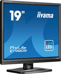 iiyama Prolite E1980S-B1 LED-monitor, 48 cm, 19 inch, SXGA HDMI DP, zwart