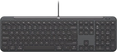 Logitech Signature Slim Wired K620 for Business Toetsenbord - USB-C, Grafiet
