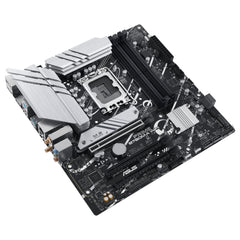ASUS PRIME B760M-A WIFI moederbord Intel B760, LGA 1700, mATX, DDR5, PCIe 5.0, 2 M.2-sleuven, WiFi 6E, USB 3.2 Gen 2, Type-C, zwart