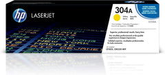 HP 304A Originele laserjet tonercartridges, zwart, 1 stuk 304 A. Standard geel