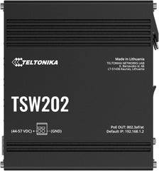 Teltonika TSW202 Managed PoE+ Switch - 8x Gigabit PoE+ & 2x SFP