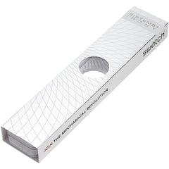 Swatch Digitale Quartz Horloge voor heren met lederen band YIS402