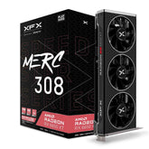 XFX Speedster MERC308 Radeon RX 6650XT Black Gaming Grafische kaart met 8GB GDDR6 HDMI 3xDP, AMD RDNA™ 2 (RX-665X8TBDY)