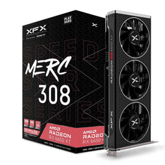 XFX Speedster MERC308 Radeon RX 6650XT Black Gaming Grafische kaart met 8GB GDDR6 HDMI 3xDP, AMD RDNA™ 2 (RX-665X8TBDY)