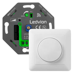 Ledvion Smart Wifi LED Dimmer 5-250W - Universeel Fase-afsnijding - Wit