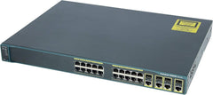 Cisco Catalyst 2960-Plus WS-C2960+24TC-L Managed Network Switch - 24 Poorten