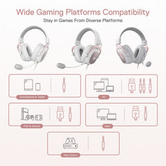 Redragon H510 Zeus Bedrade Gaming Headset - 7.1 Surround Sound - Memory Foam Oorkussens - 53MM Drivers - Afneembare Microfoon - Multi Platform Hoofdtelefoon - Werkt met PC/PS4 & Xbox One, Nintendo