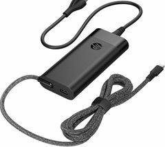 HP 110W USB-C Laptop Oplader - Universele Voedingsadapter - Zwart