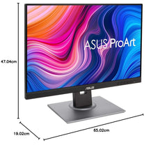 ASUS ProArt PA248QV - PC-monitor WUXGA - IPS-paneel - 1920 x 1200-300cd/m² - DisplayPort, HDMI, VGA en 4x USB 3.0-100% sRGB - 100% Rec. 709 - alman Verified - 5 jaar garantie, zwart