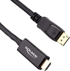 DeLOCK Actieve DisplayPort 1.2 naar HDMI Kabel - 4K 60Hz - 1m