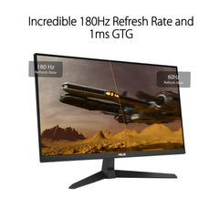 ASUS TUF Gaming VG279Q3A - 27 Zoll Full HD Monitor - 180 Hz, 1ms GtG, G-Sync, FreeSync Premium, Adaptive Sync, ELMB, GameFast Input - Fast-IPS Panel, 16:9, 1920x1080, DisplayPort, HDMI, Speaker