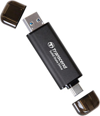 Transcend ESD310C Externe SSD 512GB - USB-C & USB-A - Zwart