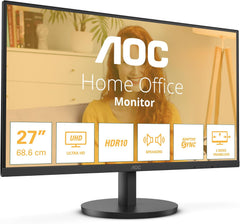 AOC U27B3A - 27 inch 4K UHD Monitor - HDR10 - Ingebouwde Speakers