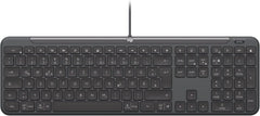 Logitech Signature Slim Wired K620 for Business Toetsenbord - USB-C - QWERTZ - Grafiet