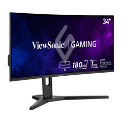 ViewSonic VX3218-2KPC VA-monitor 32 inch QHD, gebogen 1500R, 144Hz, 1ms MPRT, Adaptive Sync, 2x HDMI, 2x DisplayPort, luidspreker, in hoogte verstelbare standaard