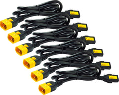 APC Stroomkabel - AP8702S-WW (6 stuks, vergrendelbaar, C13 naar C14, 0,6 m)