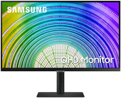 Samsung WQHD Monitor S6U S27A600UUU, 27 inch, IPS-paneel, WQHD-resolutie, HDR10, AMD FreeSync, reactietijd 5 ms, beeldherhalingssnelheid 75 Hz, Auto Source Switch Plus, zwart