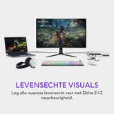 Alienware AW3225QF 32" 4K UHD (3840x2160) 1700R Gebogen Gaming Monitor, 240Hz, QD OLED, 0.03ms, NVIDIA G-SYNC Compatible, HDR, Dolby Vision, USB-C, DisplayPort, 2x HDMI, 4x USB, 3 Jaar Garantie