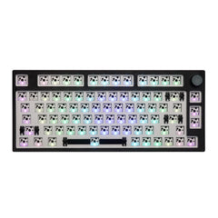 EPOMAKER TH80 Pro 75% 80 toetsen, hot-swappable triple mode, mechanisch gamingtoetsenbord, PCB montageplaatkit met demper schuimstoffen, compatibel met 3/5-pins schakelaar voor WIN/MAC/PS4/PS5/Xbox